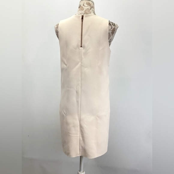 TOPSHOP Blue and Cream color block sleeveless Mini Dress size M - Picture 7 of 13